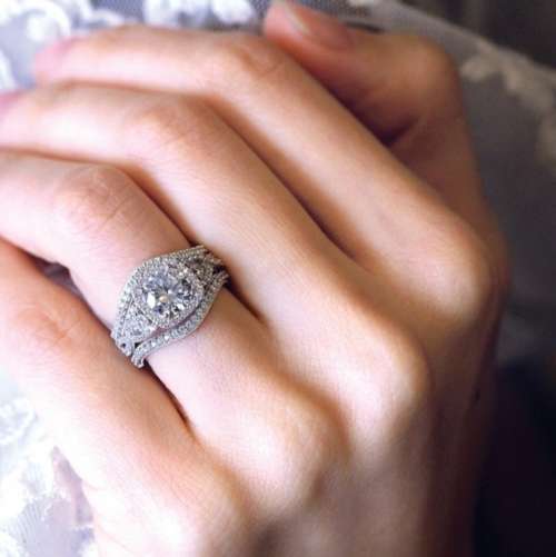 3 Tier Wedding Diamond Ring